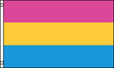 Wholesale PANSEXUAL RAINBOW PRIDE  3 X 5 FLAG ( sold by the piece )